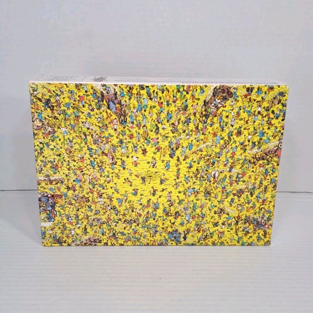 1991 Where’s Waldo The Gold Rush Jigsaw Puzzle 100+ Pieces New Sealed Vintage